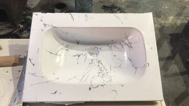 вешалки напольные в прихожую дорогие: Mərmər naxışlı tezgahüstü əl-üz yuma qabları - Material: parlaq
