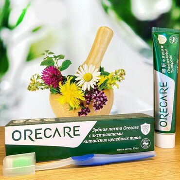 дозатор для зубной пасты: Зубная паста Orecare с экстрактами китайских целебных трав