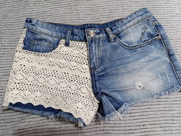 vunene pantalone: Cotton, color - Light blue