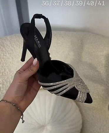 Salonke: Elegantne ženske mule/slingback štikle sa špicastim vrhom i — 14