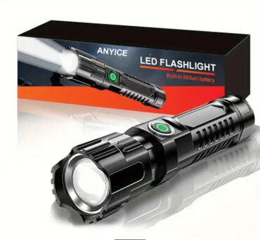 дистиллированная вода баку: ANYICE LED Flashlight – güclü, çoxfunksiyalı fənər - LED işıq