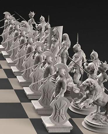 Шахматы: Эксклюзивные шахматы — коллекционные наборы с художественно — 20