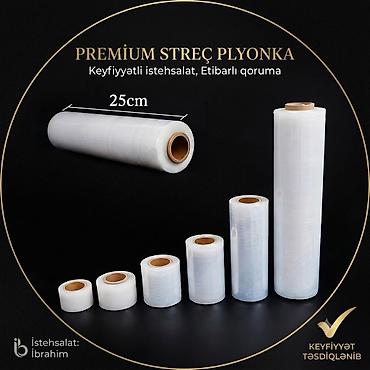 victus 16: PREMIUM STREÇ PLYONKA və yapışqan lentlər Məhsul: Yüklərin, mebel və — 2