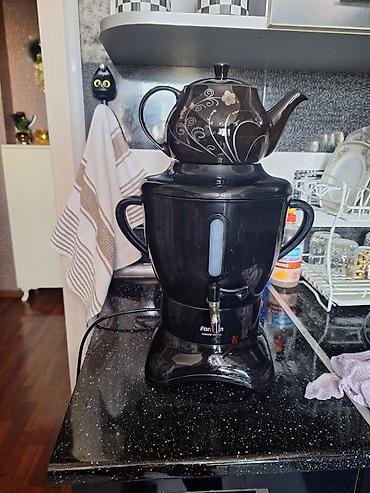 semaver: Elektrik samovar-çay dəsti - Marka/model: Fan In (üzərində “Semaver — 1
