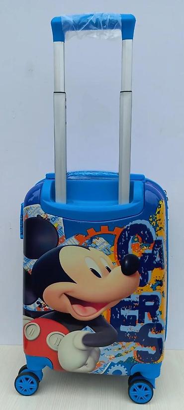 Rančevi, torbe i koferi: Dečiji kofer na točkiće – motiv Mickey Mouse - Tvrda školjka sa — 4