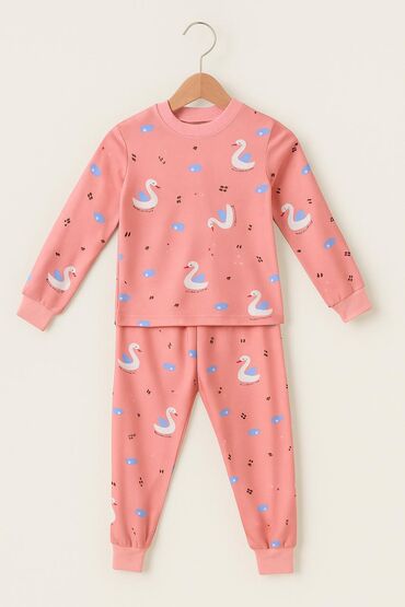 Alt paltar, corablar: Uşaq pijama dəstləri – 2 hissədən ibarət rahat komplekt - Üst və — 3