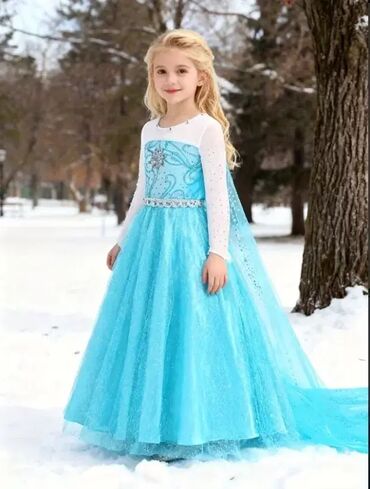 Kostimi za maskenbal: **model A1** Kostim Elza sa dugim plastom, Elzin kostim, haljina sa — 1