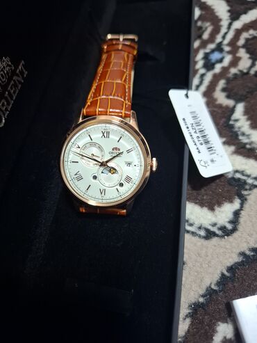 Qol saatları: Yeni, Qol saatı, Orient, rəng - Qızılı — 2