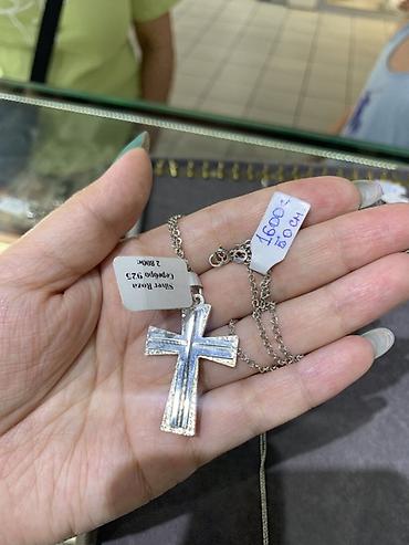 купить золотой крестик: Подвески‑крестики на цепочке из серебра 925 пробы Silver Roza — 8