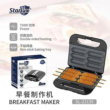 lunch box: Завтрак-мейкер Starlux SL-22135 - Мощность: 750 Вт - Двусторонний — 1