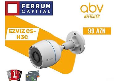 mühafizə xidməti: Kamera EZVIZ CS-H3C-R100-1K2WFL(2.8MM) 2MP Kamera EZVIZ — 1