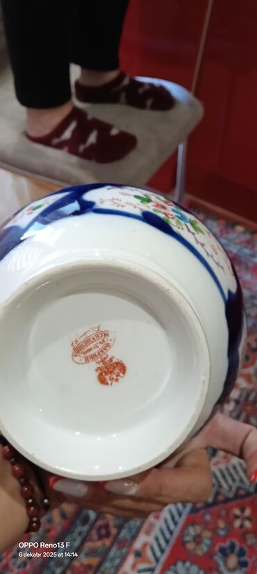 Digər dəstlər və servizlər: Porselen dekorativ dəst - Tərkib: 1 ədəd iri vaza və 2 ədəd kase — 9