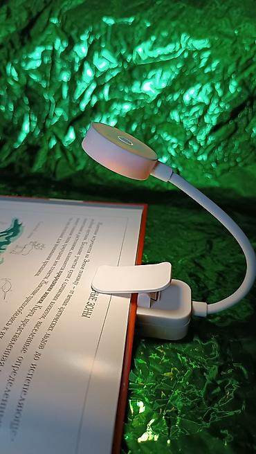 Подставки и держатели для книг: МИНИ-ЛАМПА на прищепке. НОВАЯ. На аккамуляторе. Маленькая — 8