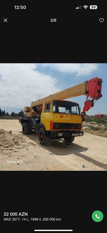 qaldırıcı kran: Salam masin ela veziyyetdedir supermazdir 
Qiymetde razilasmaq olar