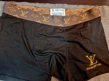 Čarape i donji veš: Gaće, XL (EU 54), Louis Vuitton, bоја - Braon, Pamuk — 8