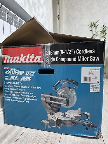 elektrikli mişar: Makita XGT 40V Max akkumulyatorlu sürüşdürülə bilən gön dərəcəli — 10