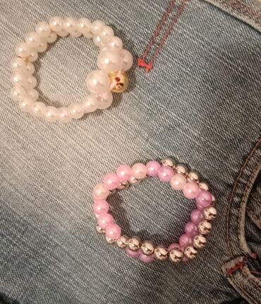 nakit grls: Multi-layered bracelet, Material: Plastic, Pearl, Cubic zirconia