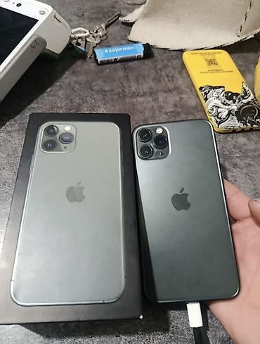 майкрософт ноутбук цена бишкек: IPhone 11 Pro, Колдонулган, 256 ГБ, Matte Midnight Green, Куту — 1