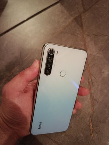 Xiaomi: Xiaomi Redmi Note 8, 64 GB, rəng - Ağ, 
 Sensor, Barmaq izi, İki sim kartlı