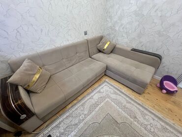 дачная мебель в баку: Угловой диван, Б/у