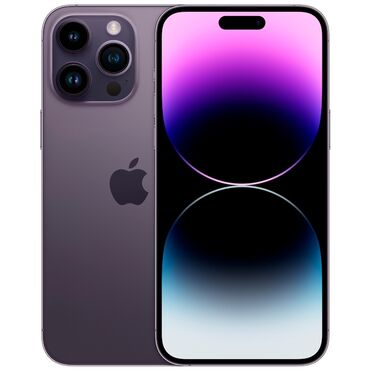 техно пова нео 2: IPhone 14 Pro Max, Б/у, 256 ГБ, Deep Purple, Зарядное устройство, Защитное стекло, Чехол, 88 %