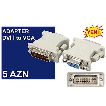 kompüter barter: DVİ Adapterlər/Konverterlər (Çeviricilər) ⭐DVİ İ (24+5) to VGA – 5 AZN — 4