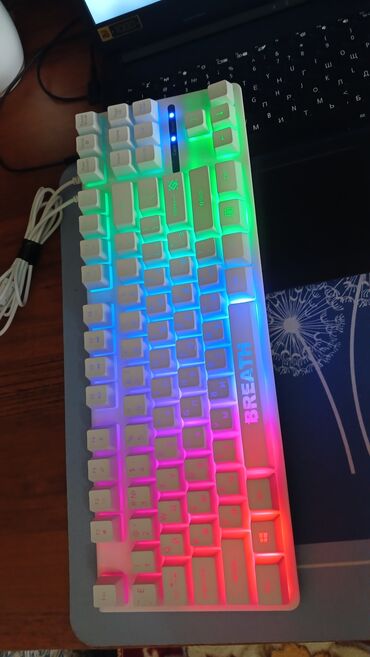 ноутбуки 5000: Клавиатура, Мембрандык, Зымдуу туташтыруу, Өлчөмү: 80%