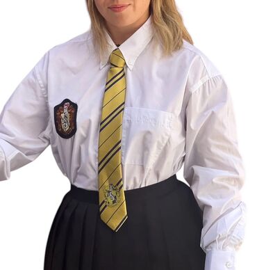 "Hufflepuff", qalstuk. Bu dəst Harry Potter kainatının pərəstişkarları