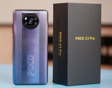 təzə telfon: Poco X3 Pro, 128 GB, rəng - Qara, Sənədlərlə