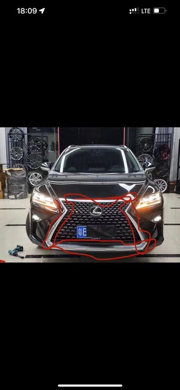 lexus qx: Передний Бампер Lexus 2018 г., Новый, Аналог