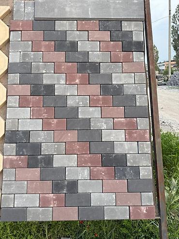 буква к: «Кирпичик» (вибропресс) - Формат: прямоугольник «кирпичик» - — 3