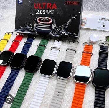 apple watch ultra 2 цена бишкек: Smart-часы Watch T10 Ultra | Гарантия + Доставка • Реплика 1 в 1 с