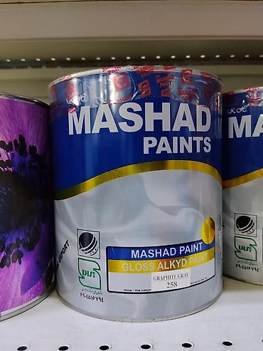 влажность: Алкидная эмаль Mashhad Paints — глянцевая, цвет Graphite Gray — 1