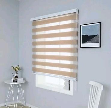 ofis perdeleri: Zebra stor pərdə – interyerə modern görünüş və rahat işıq idarəsi — 6
