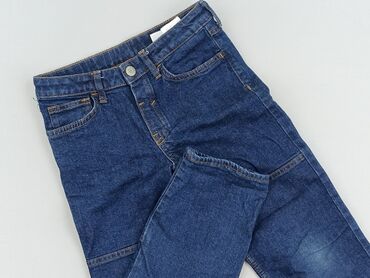 mango nora jeans: Spodnie jeansowe, H&M, 7 lat, 116/122, stan - Idealny