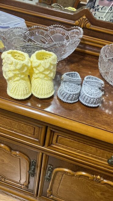 Kid's sneakers: Uşaq ayaqqabıları dəsti 1) Açıq çəhrayı-ağ idman ayaqqabısı - — 6