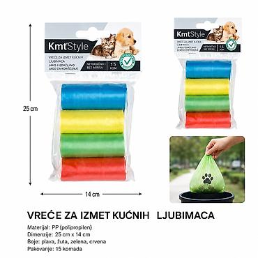 KMT Mešane boje – kese za ljubimce (SKU: 2703187, EAN: ) Praktične
