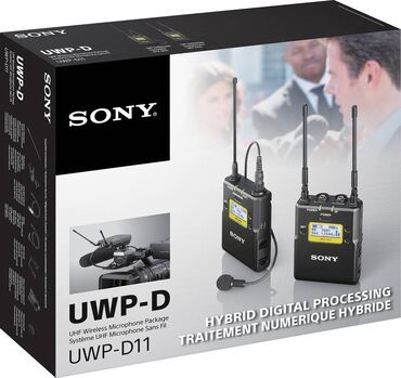 акустические системы emie с микрофоном: Поясной комплект радиомикрофона - приемник Sony URX-P03 -