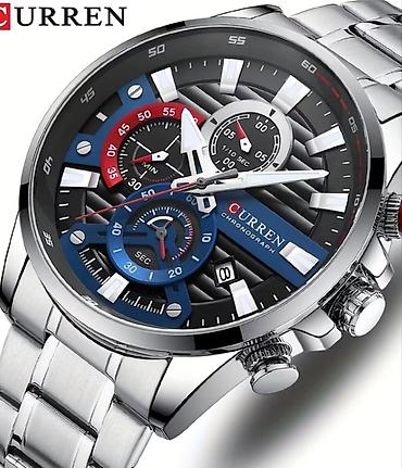 Aksesuarlar: Curren Chronograph kişi qol saatı - Brend: Curren - Funksiyalar — 2