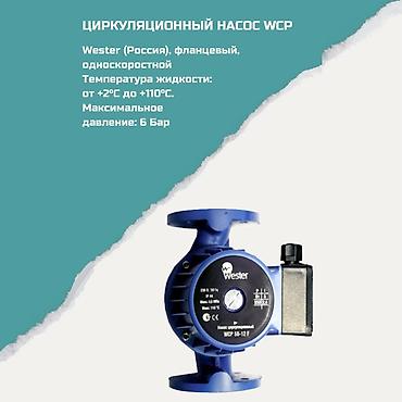 Циркуляционный насос Wester WCP (Россия) Тип: фланцевый