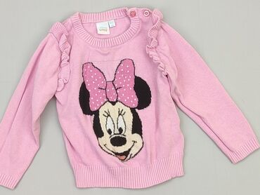 Swetry i kardigany: Sweter, Disney, 12-18 m, stan - Bardzo dobry