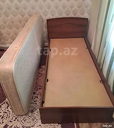 carpayı doşəyi: İşlənmiş, Təknəfərlik çarpayı, Bazasız, Matras ilə, Siyirməsiz — 6