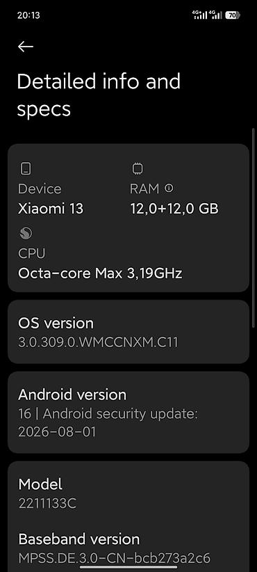ми 13: Xiaomi, 13, Б/у, 256 ГБ, цвет - Белый, eSIM — 2