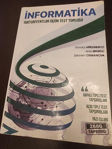 informatika pdf yukle: Məhsul: “İnformatika – Abituriyentlər üçün test toplusu” Müəlliflər — 1
