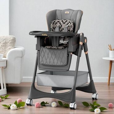 Yemək masaları, oturacaqları: 🧡 KİDİLO – Premium keyfiyyət, maksimum rahatlıq! 🍽️ Yellənə bilən — 9