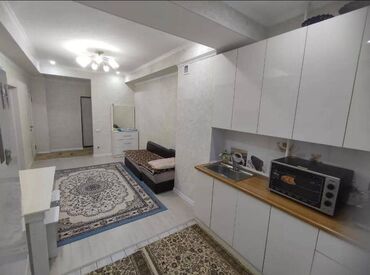 квартира сдается кызыл аскер: 2 комнаты, 42 м², Элитка, 3 этаж, Дизайнерский ремонт