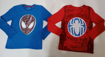 nazuvice za cipele: C&A, Round neck, Long sleeve, Spiderman, 122-128