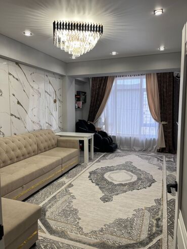 продажа квартир в кыргызстане: 1 бөлмө, 49 кв. м, Элитка, 9 кабат, Евроремонт