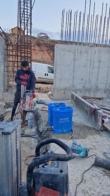 Beton işləri: Beton kəsmə–deşmə xidməti - Dəmirsiz və armaturlu betonun kəsilməsi — 4