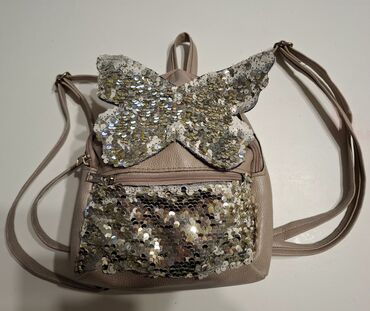 plavo zlatna haljina: Kid's backpack, For girls, color - Gold